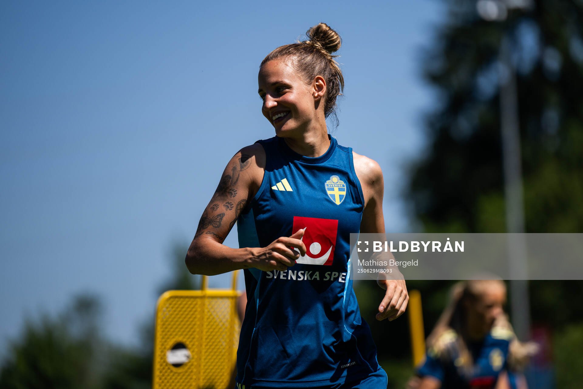 Nathalie Björn of the Swedish women's national football