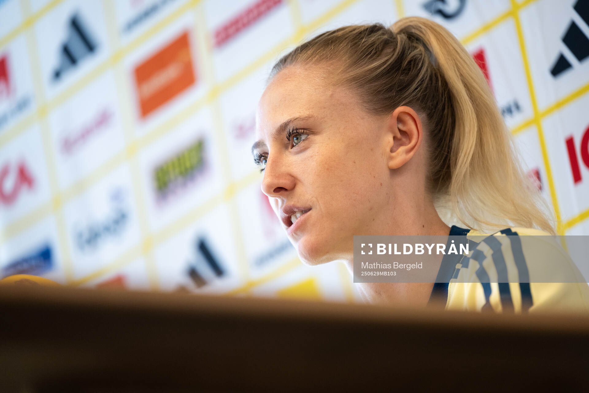 Rebecka Blomqvist of the Swedish women's national football