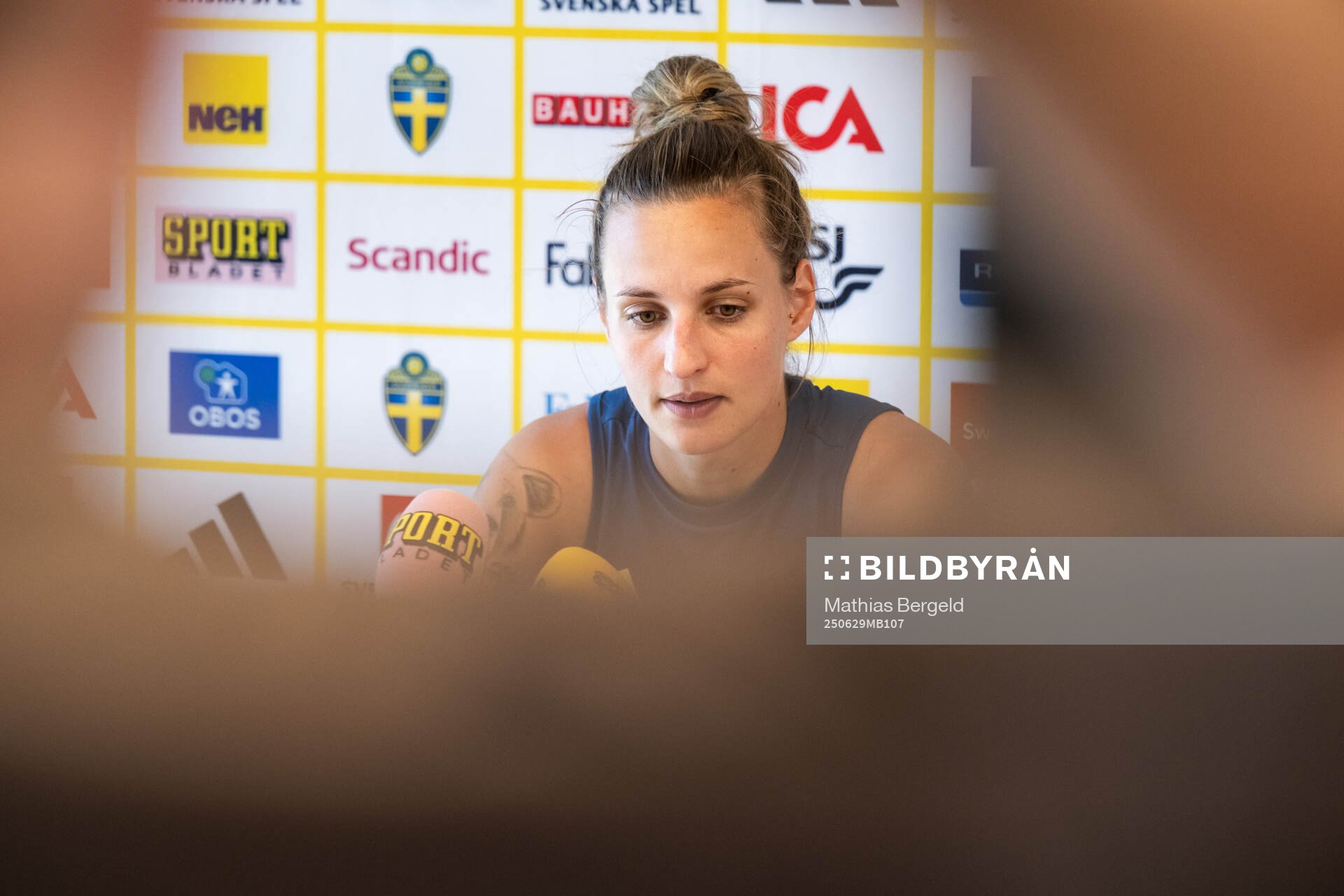 Nathalie Björn of the Swedish women's national football