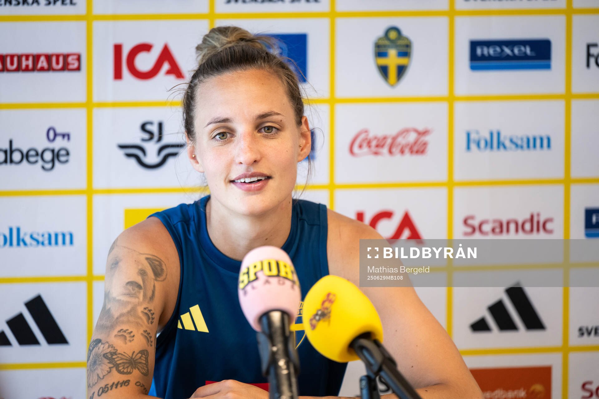 Nathalie Björn of the Swedish women's national football