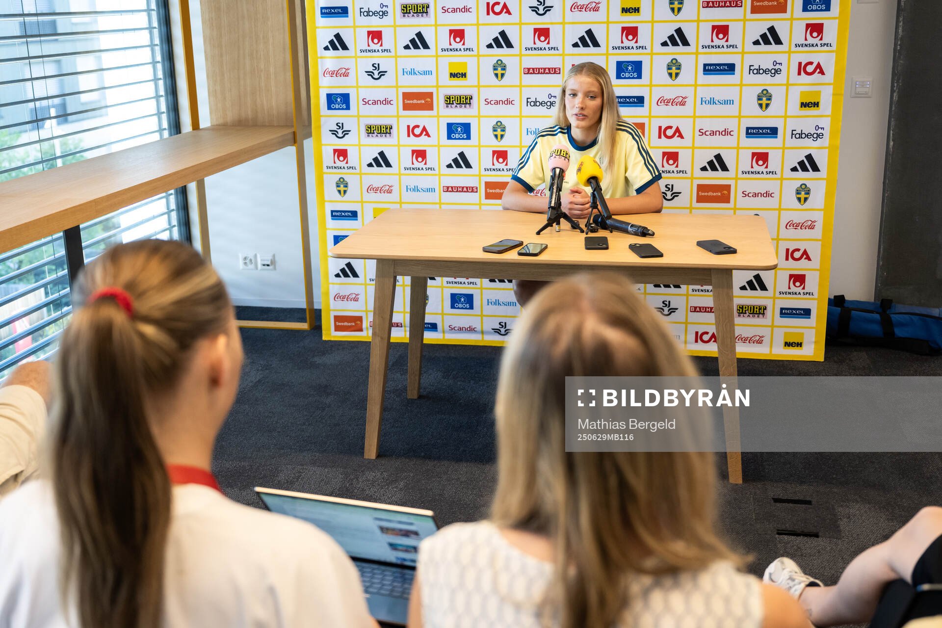 Smilla Holmberg of the Swedish women's national football