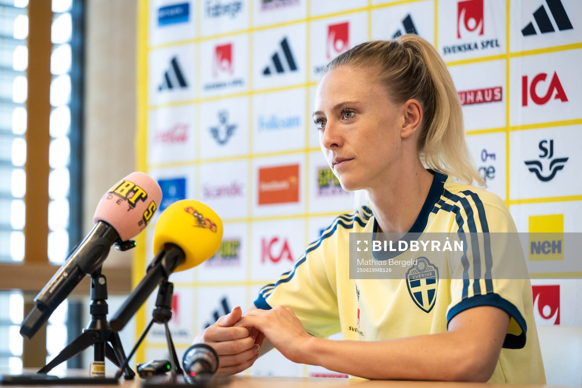 Rebecka Blomqvist of the Swedish women's national football