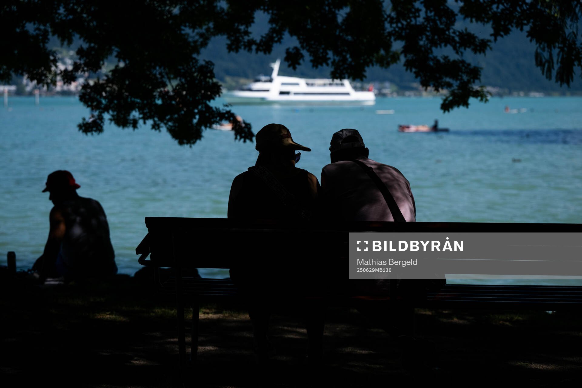 Two persons sitting
