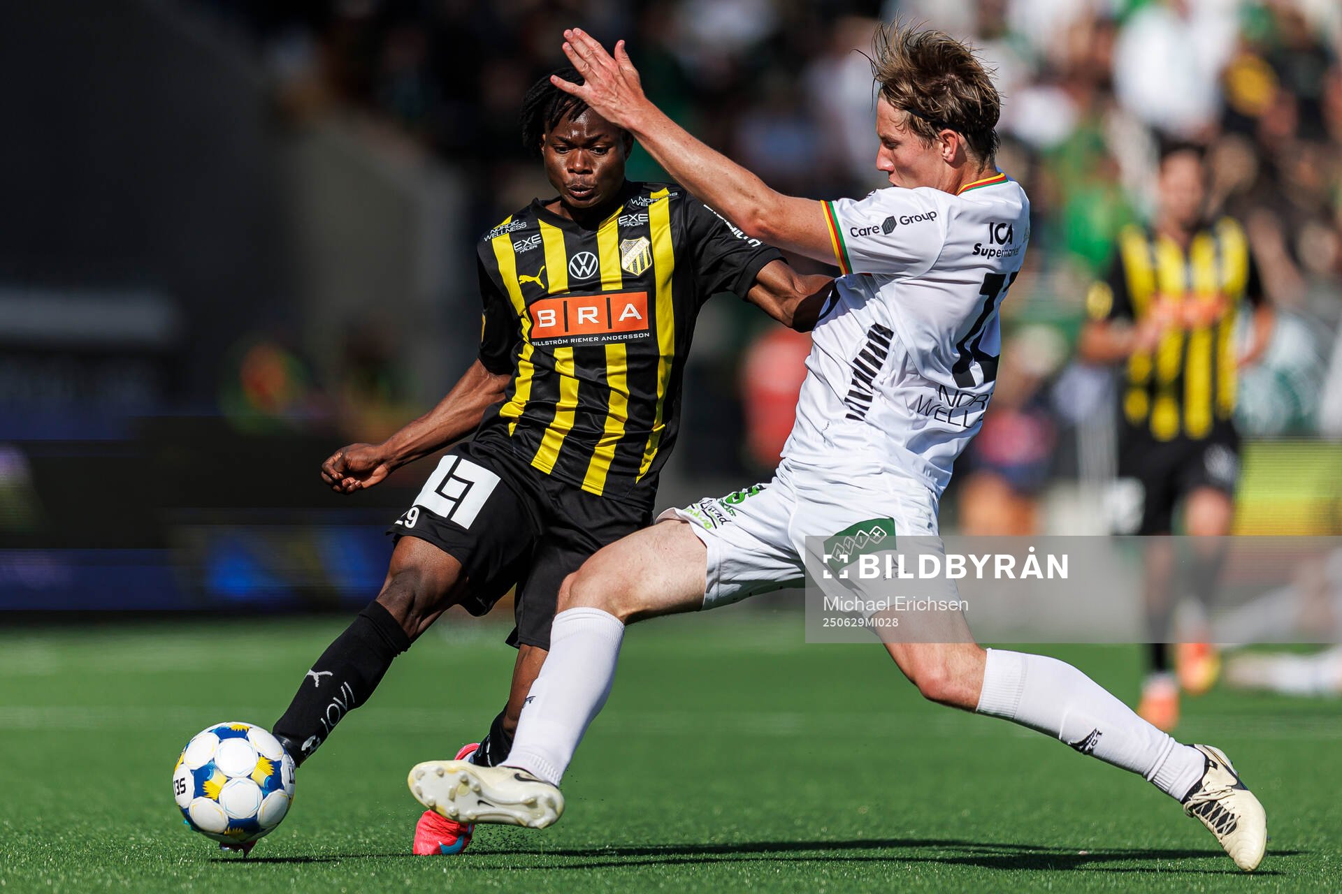 Häckens Severin Nioule och GAIS Robin Frej
