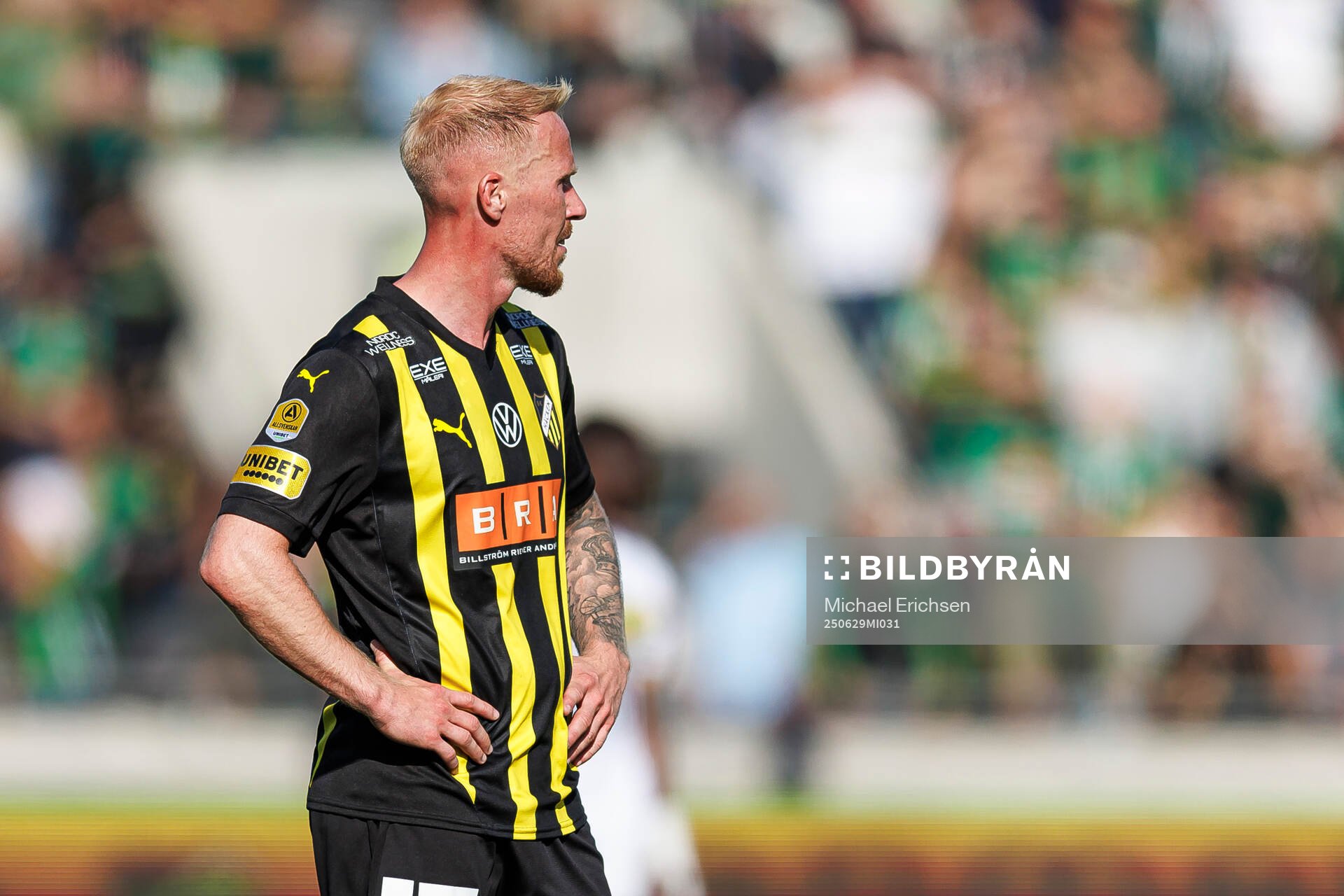 Häckens Mikkel Rygaard Jensen deppar