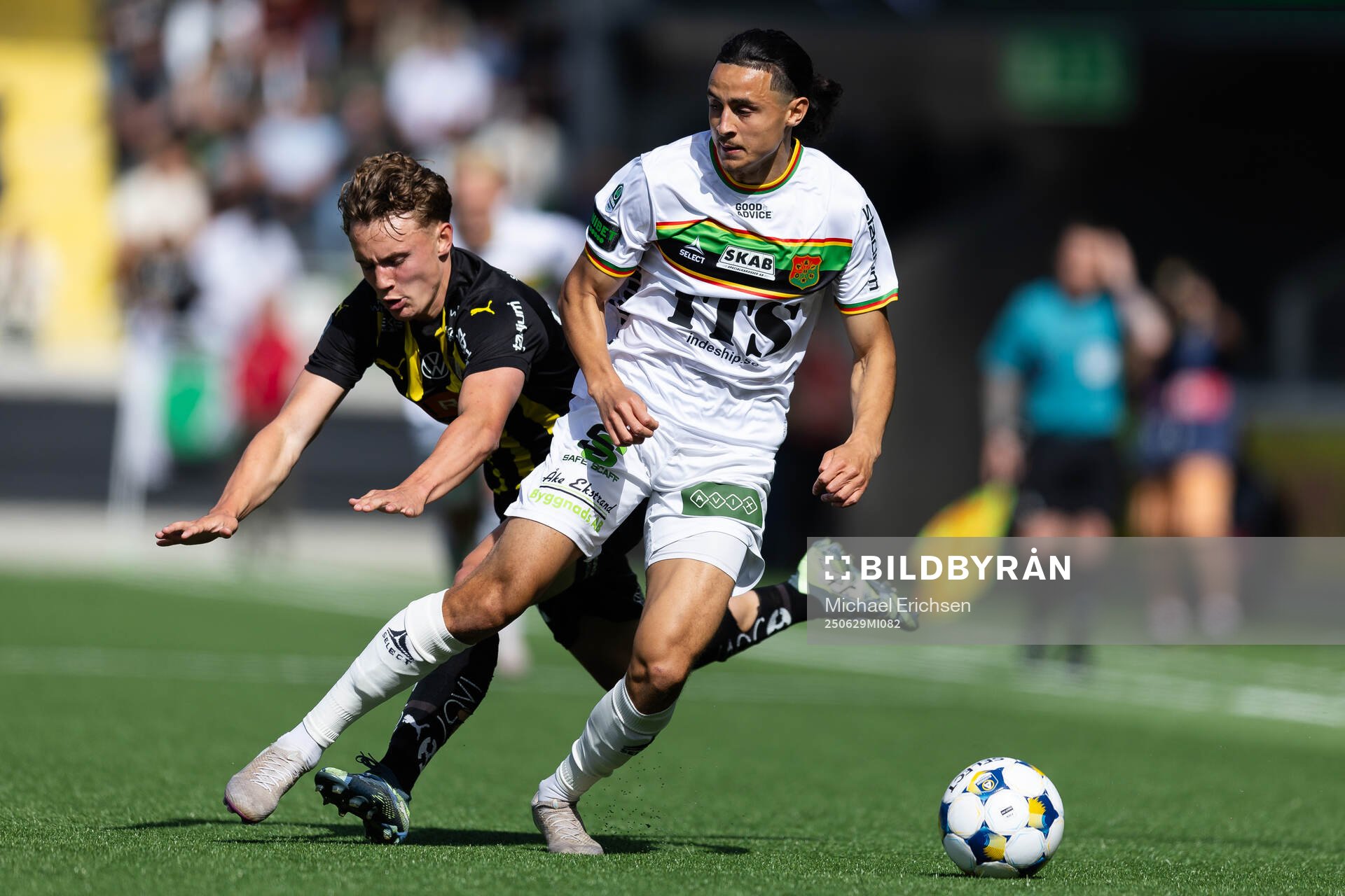 Häckens Filip Öhman och GAIS Amin Boudri