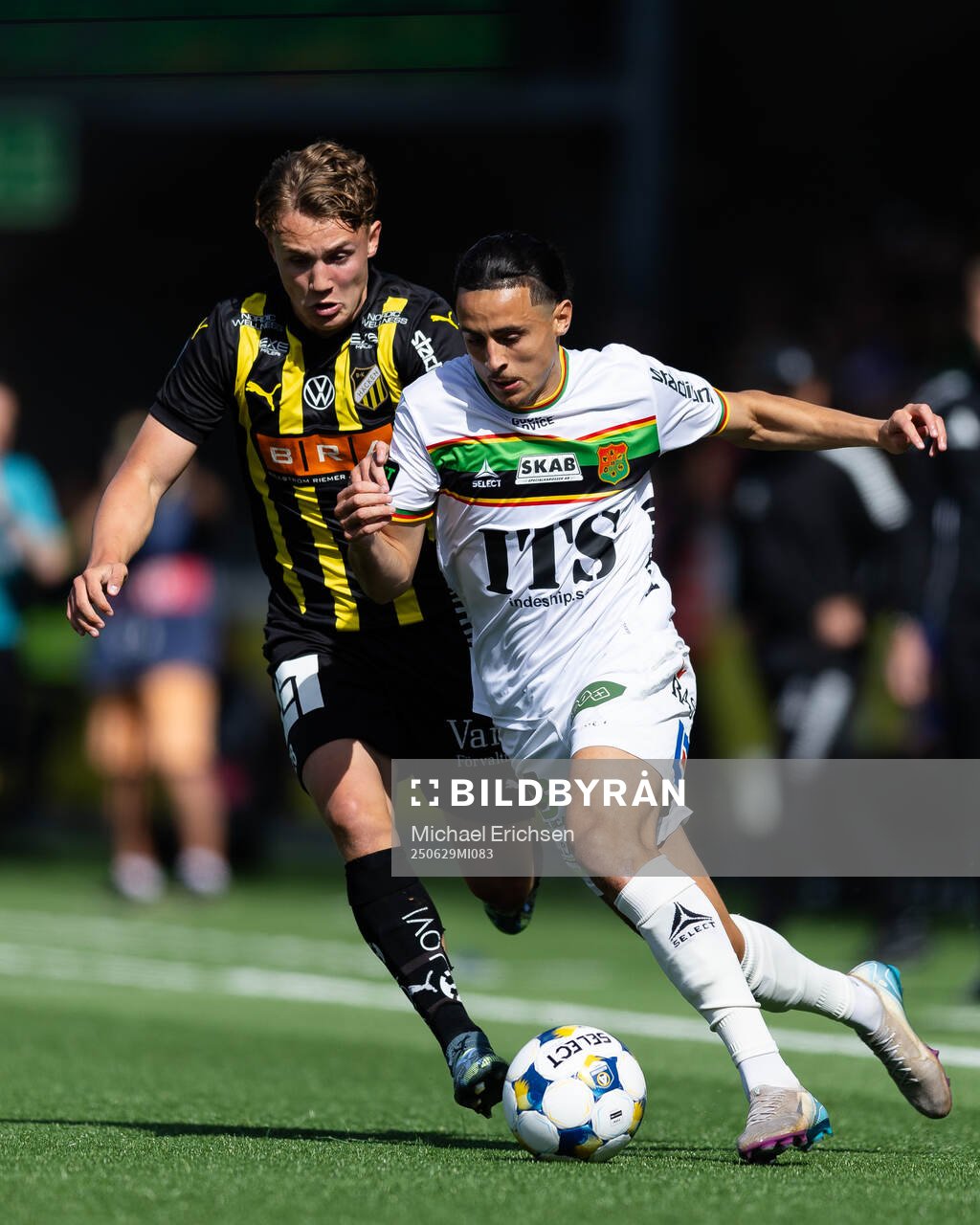 Häckens Filip Öhman och GAIS Amin Boudri
