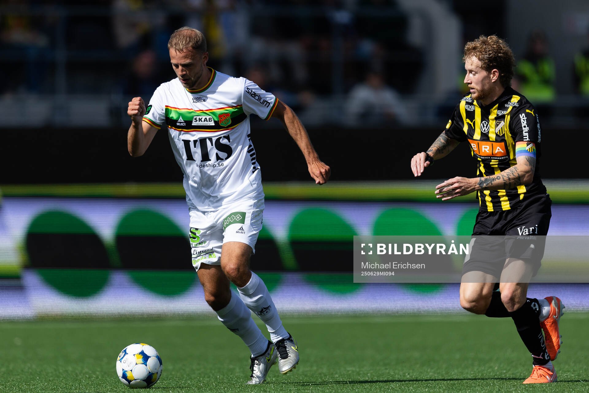 GAIS Gustav Lundgren och Häckens Simon Gustafson