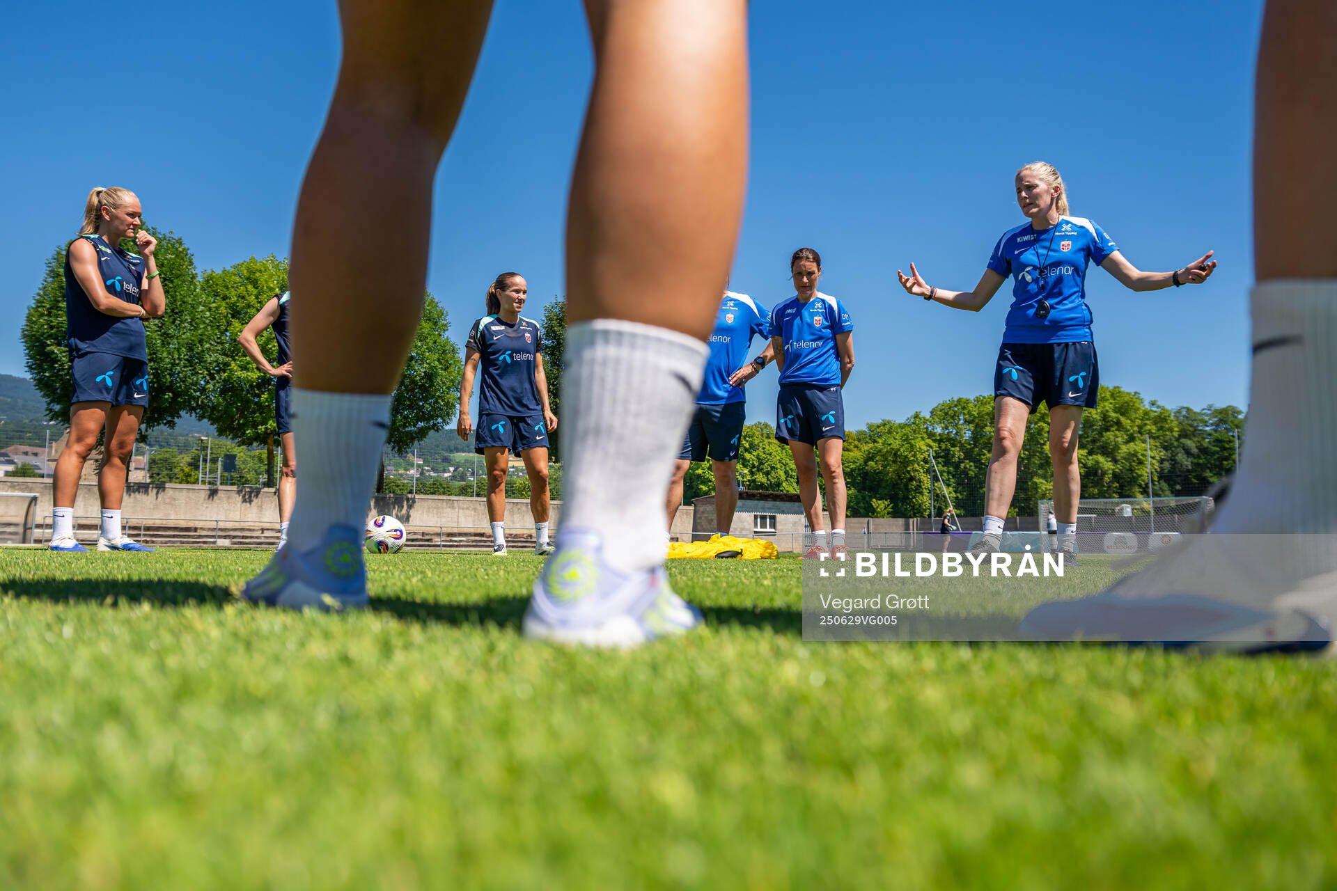 Gemma Grainger, head coach of the Norwegian women's