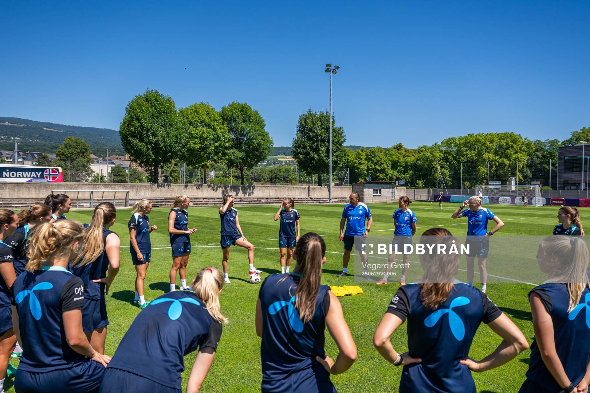 Gemma Grainger, head coach of the Norwegian women's