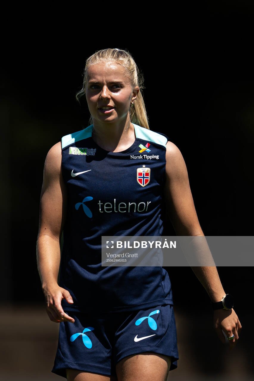 Emilie Woldvik of the Norwegian women's national football