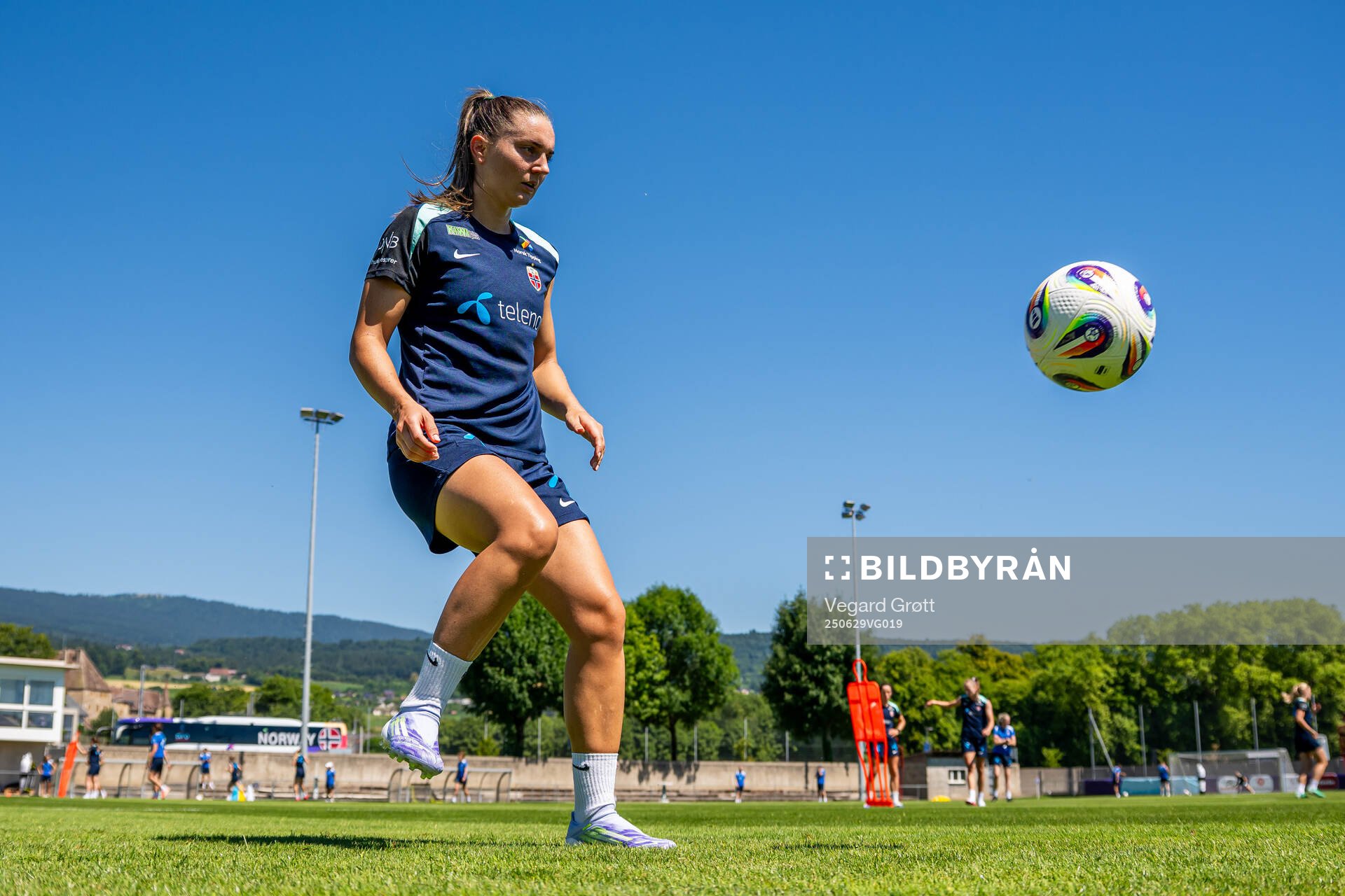 Vilde Bøe Risa of the Norwegian women's national football