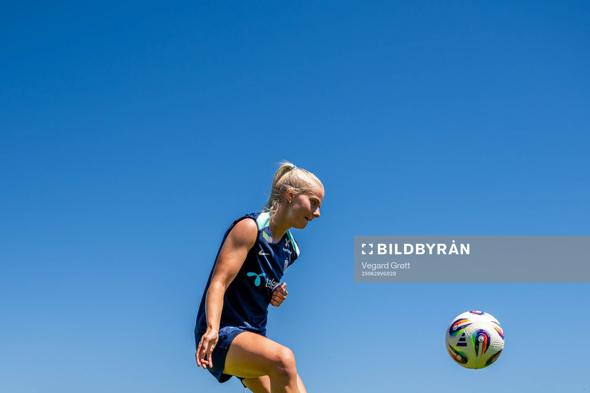 Emilie Woldvik of the Norwegian women's national football