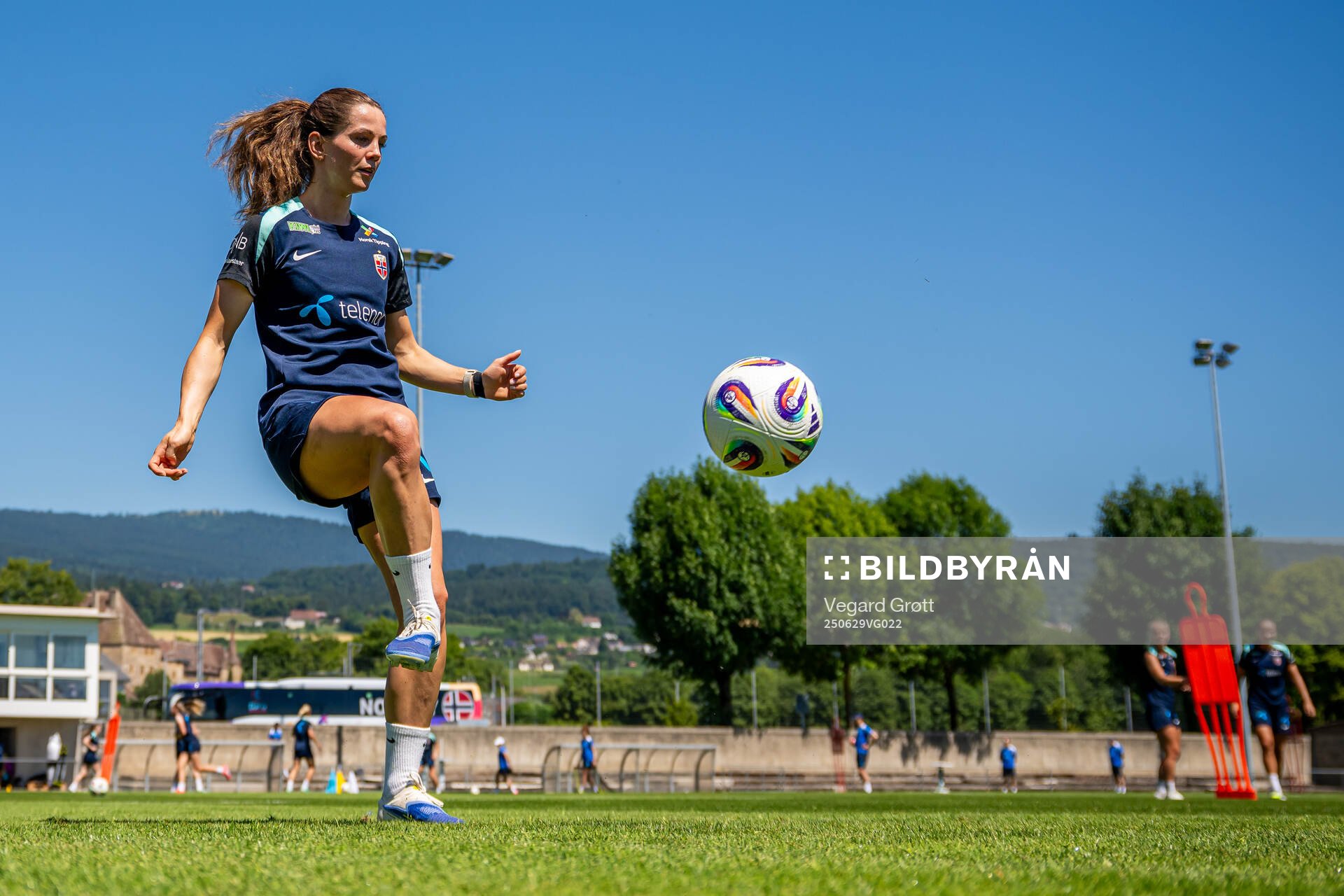 Tuva Hansen of the Norwegian women's national football team