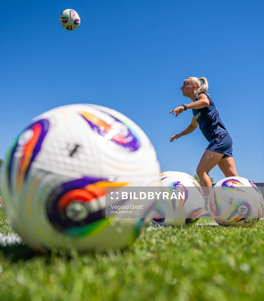 Emilie Woldvik of the Norwegian women's national football