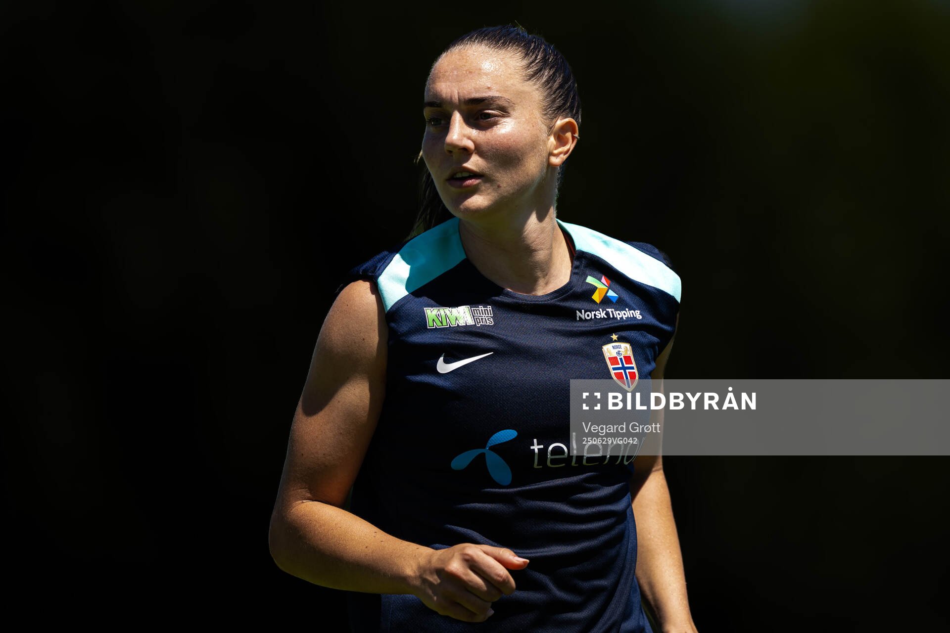Vilde Bøe Risa of the Norwegian women's national football