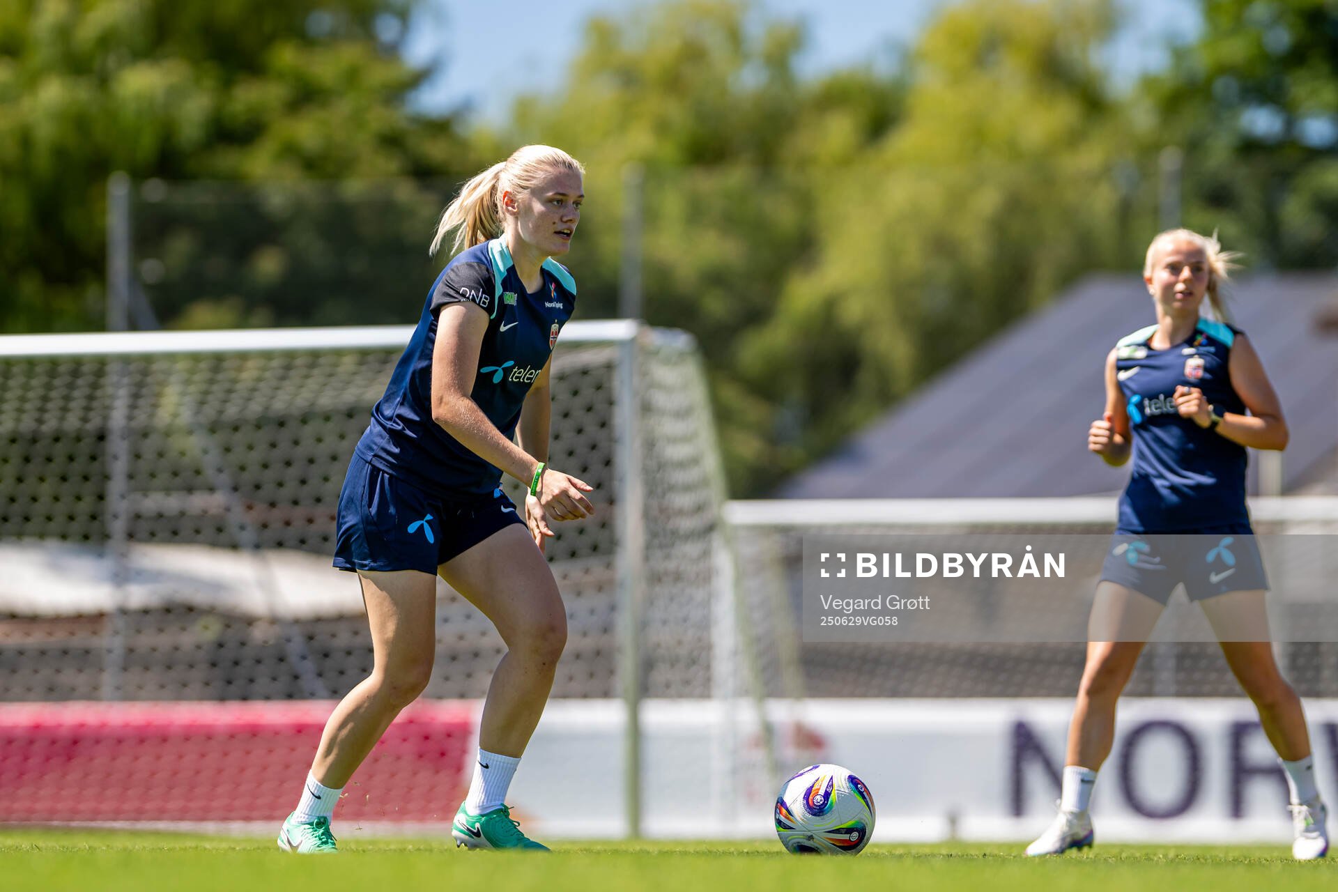 Mathilde Harviken of the Norwegian women's national