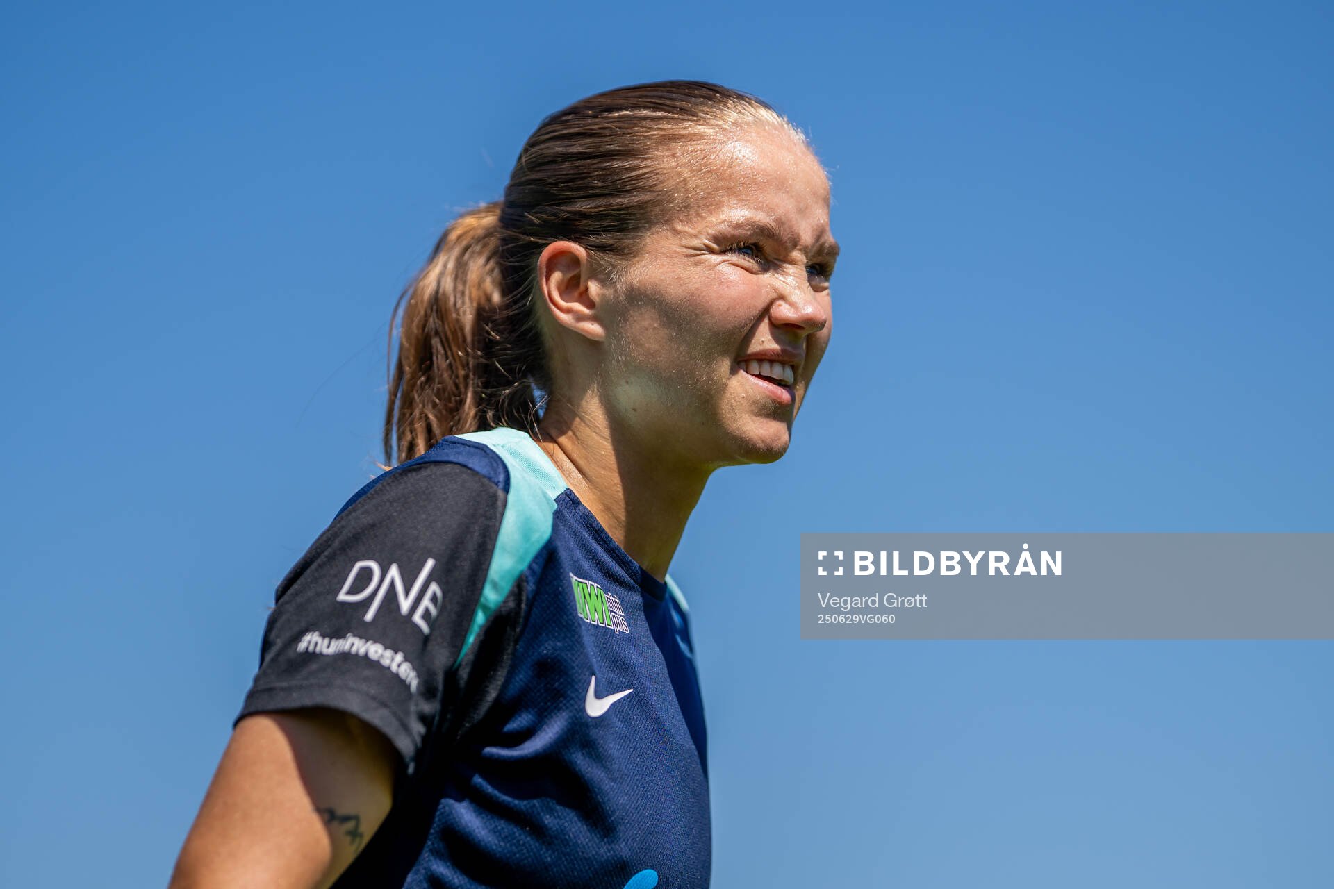 Guro Reiten of the Norwegian women's national football team