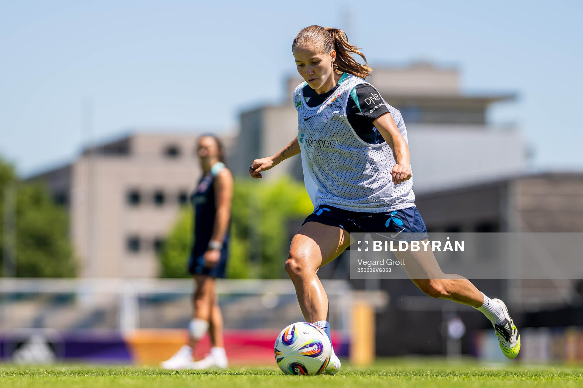 Guro Reiten of the Norwegian women's national football team