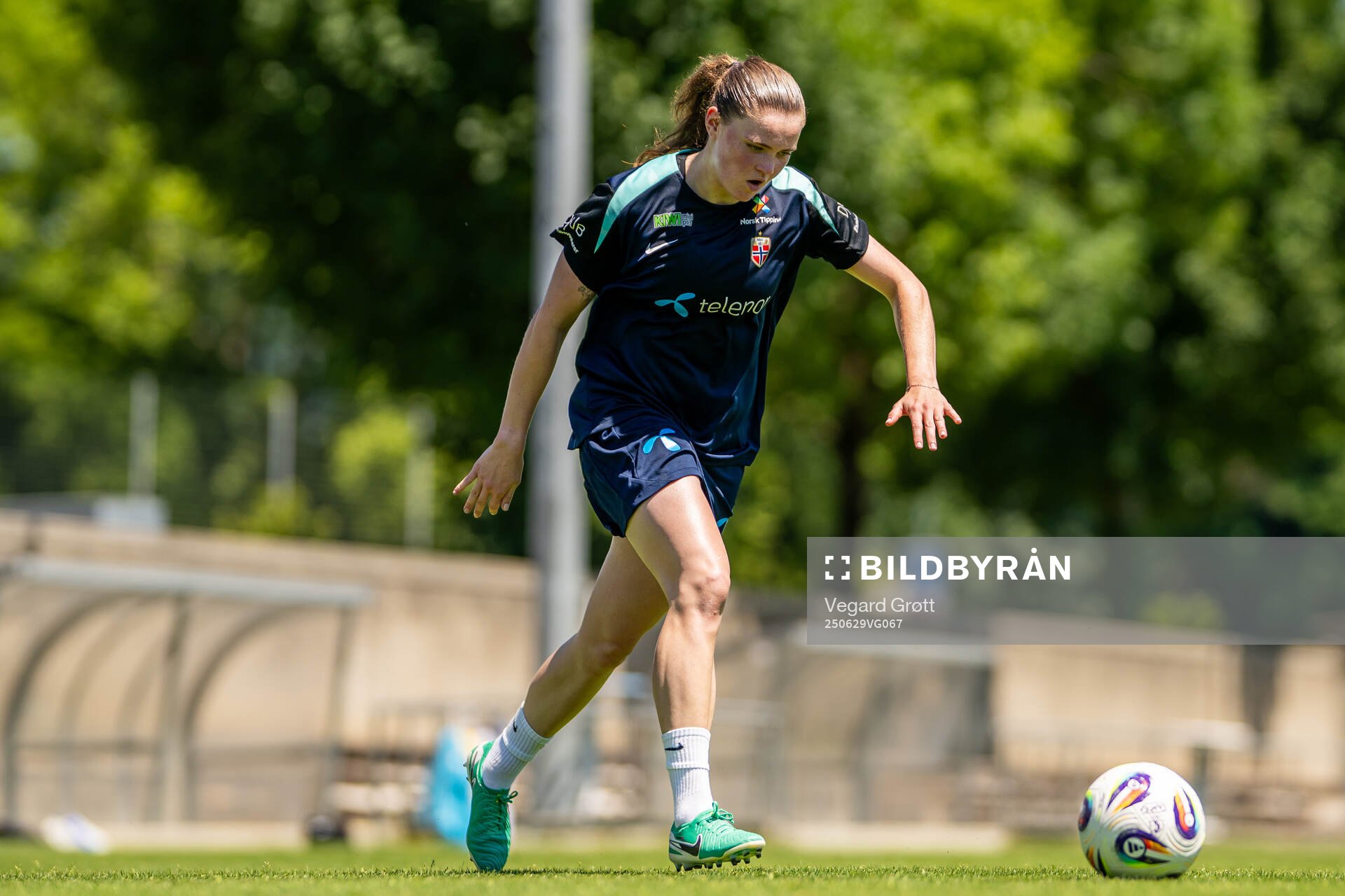 Signe Gaupset of the Norwegian women's national football