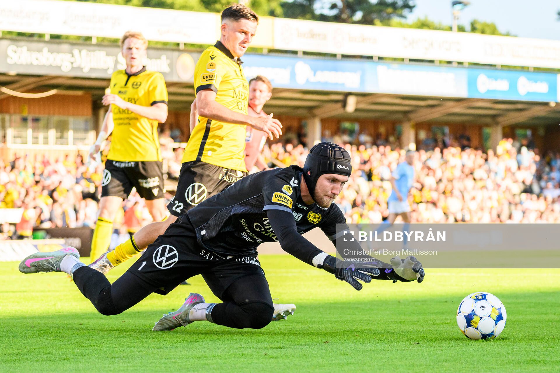 Mjällbys målvakt Noel Törnqvist