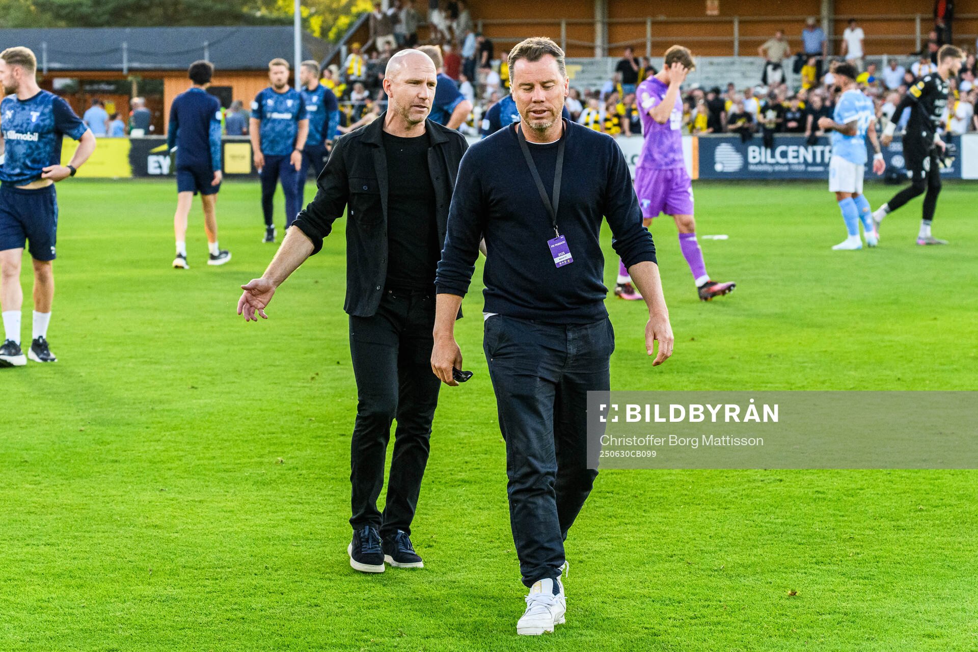 Malmö FFs tränare Henrik Rydström och sportchef Daniel