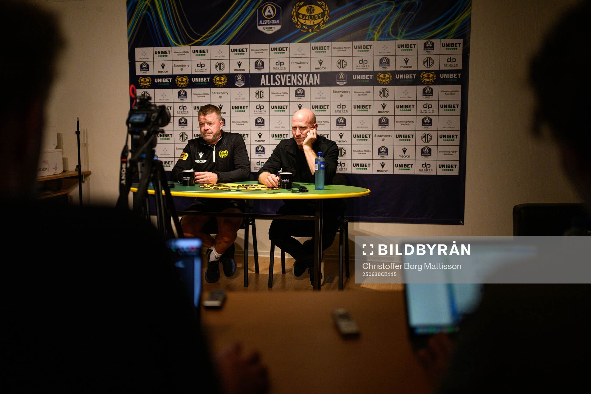 Mjällbys tränare Anders Torstensson och Malmö FFs