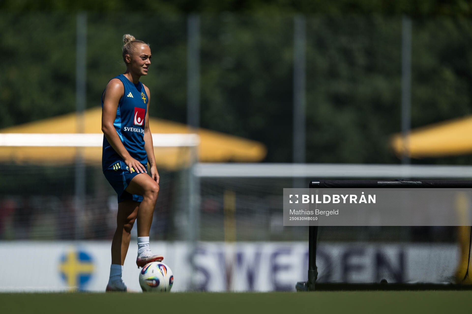 Hanna Bennison of the Swedish women's national football team