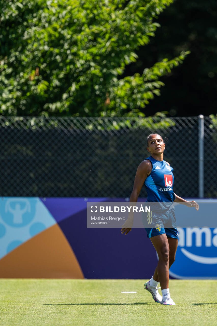 Madelen Janogy of the Swedish women's national football team