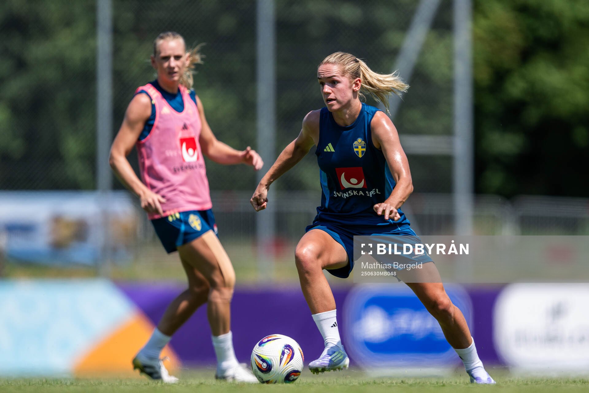 Hanna Lundkvist of the Swedish women's national football