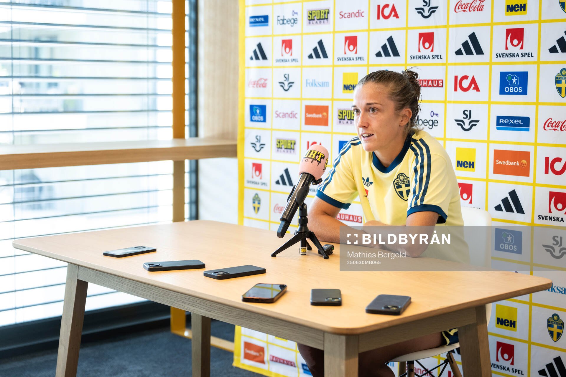Filippa Angeldahl of the Swedish women's national football