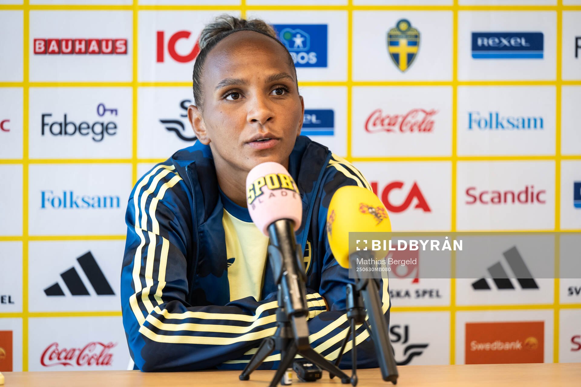 Madelen Janogy of the Swedish women's national football