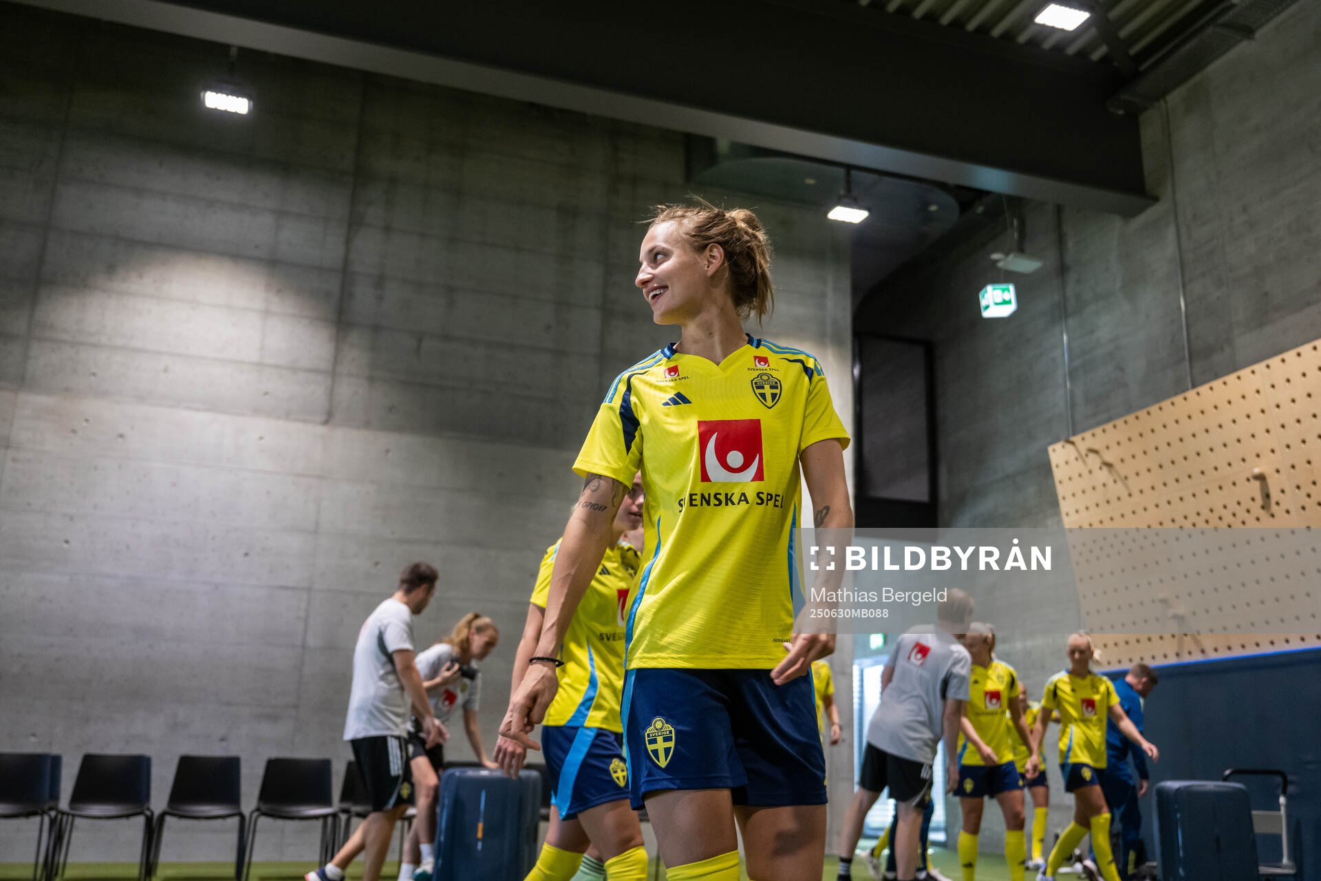 Nathalie Björn of the Swedish women's national football