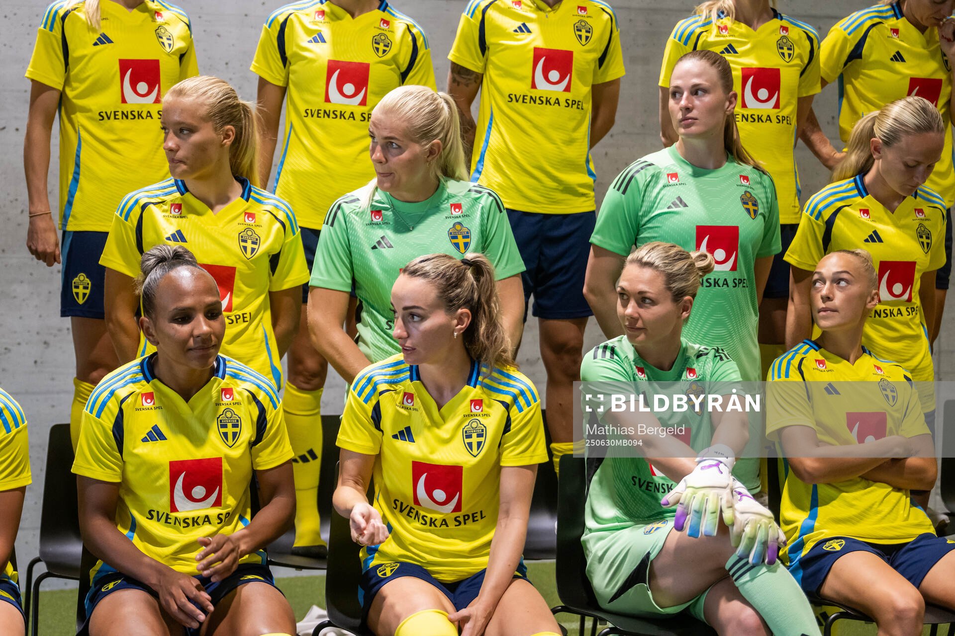 Smilla Holmberg, goalkeeper Emma Holmgren, goalkeeper Tove