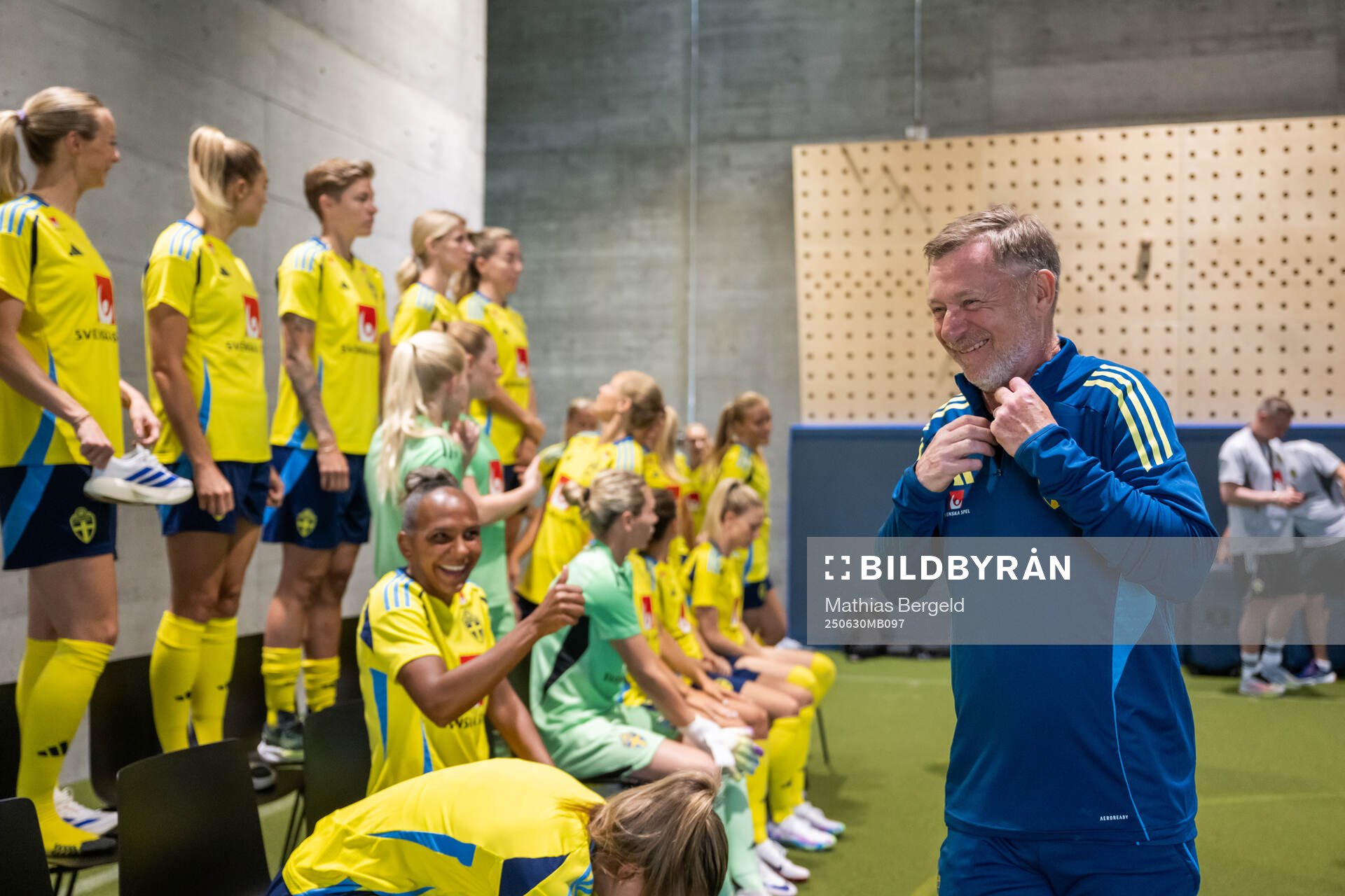 Head coach Peter Gerhardsson of the Swedish women's