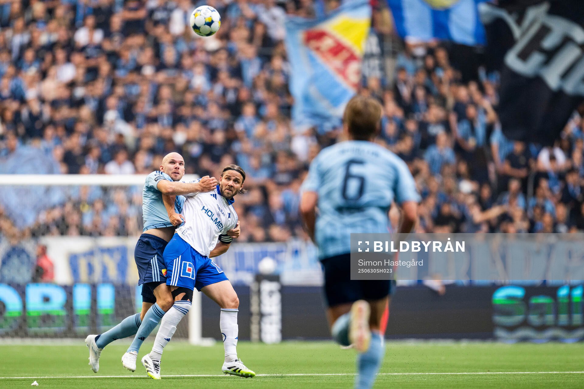 Djurgårdens Jacob Une och IFK Norrköpings Christoffer