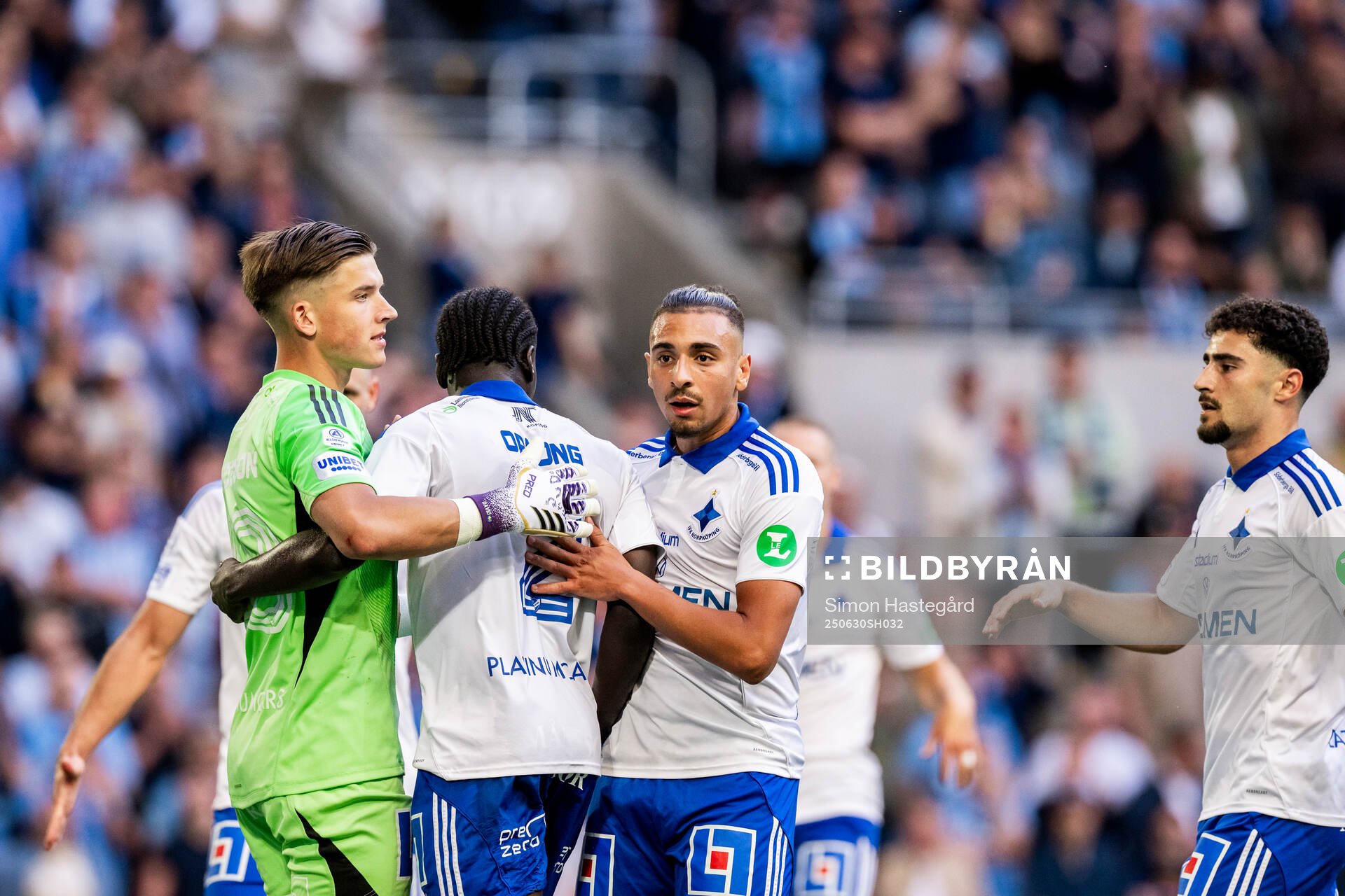 IFK Norrköpings målvakt Theo Krantz och Kojo Peprah Oppong