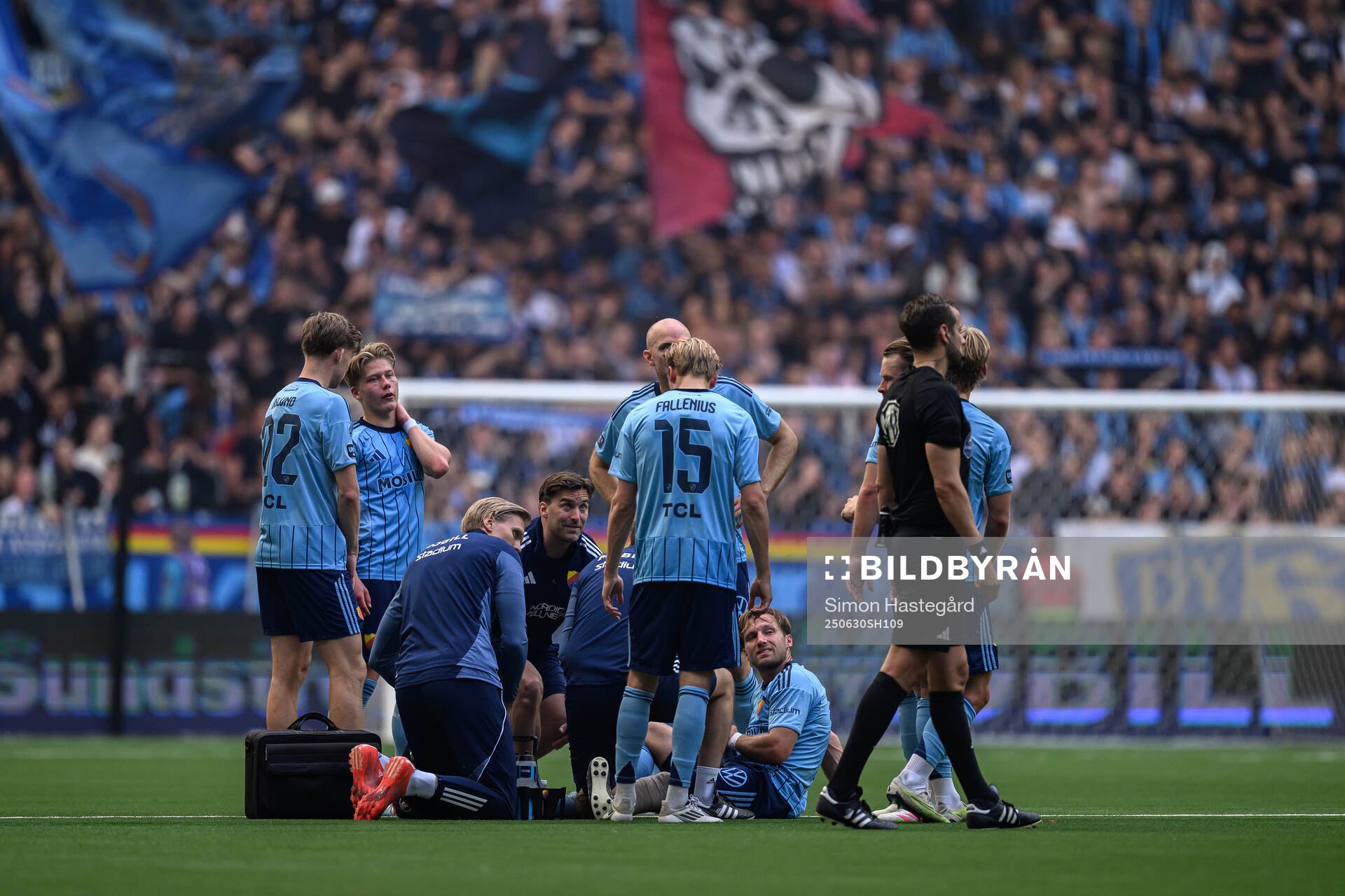 Djurgårdens Daniel Stensson har ont