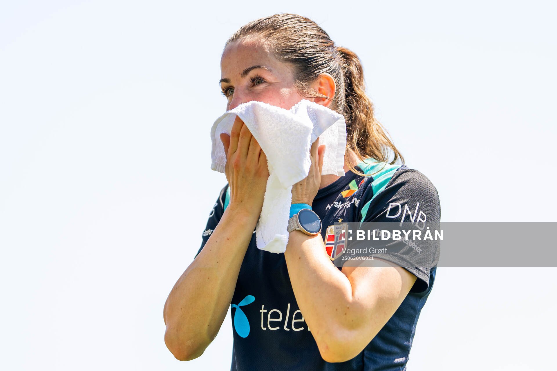 Tuva Hansen of the Norwegian women's national football team