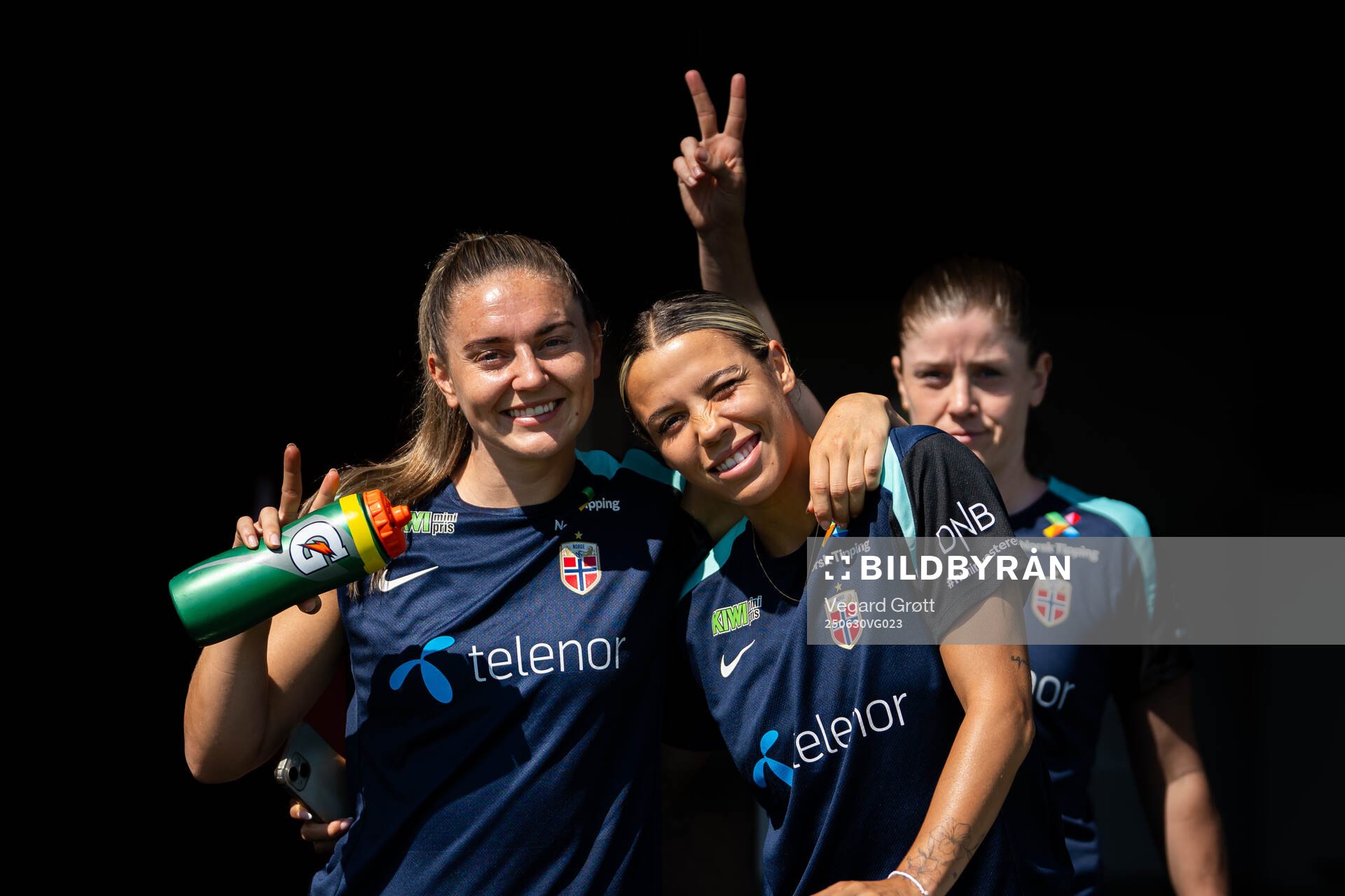 Vilde Bøe Risa, Celin Bizet Dønnum and Maren Mjelde of