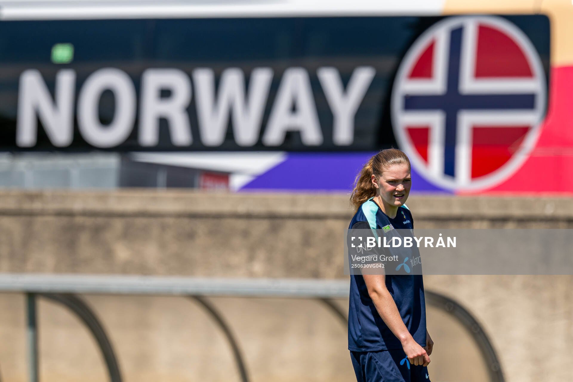 Signe Gaupset of the Norwegian women's national football