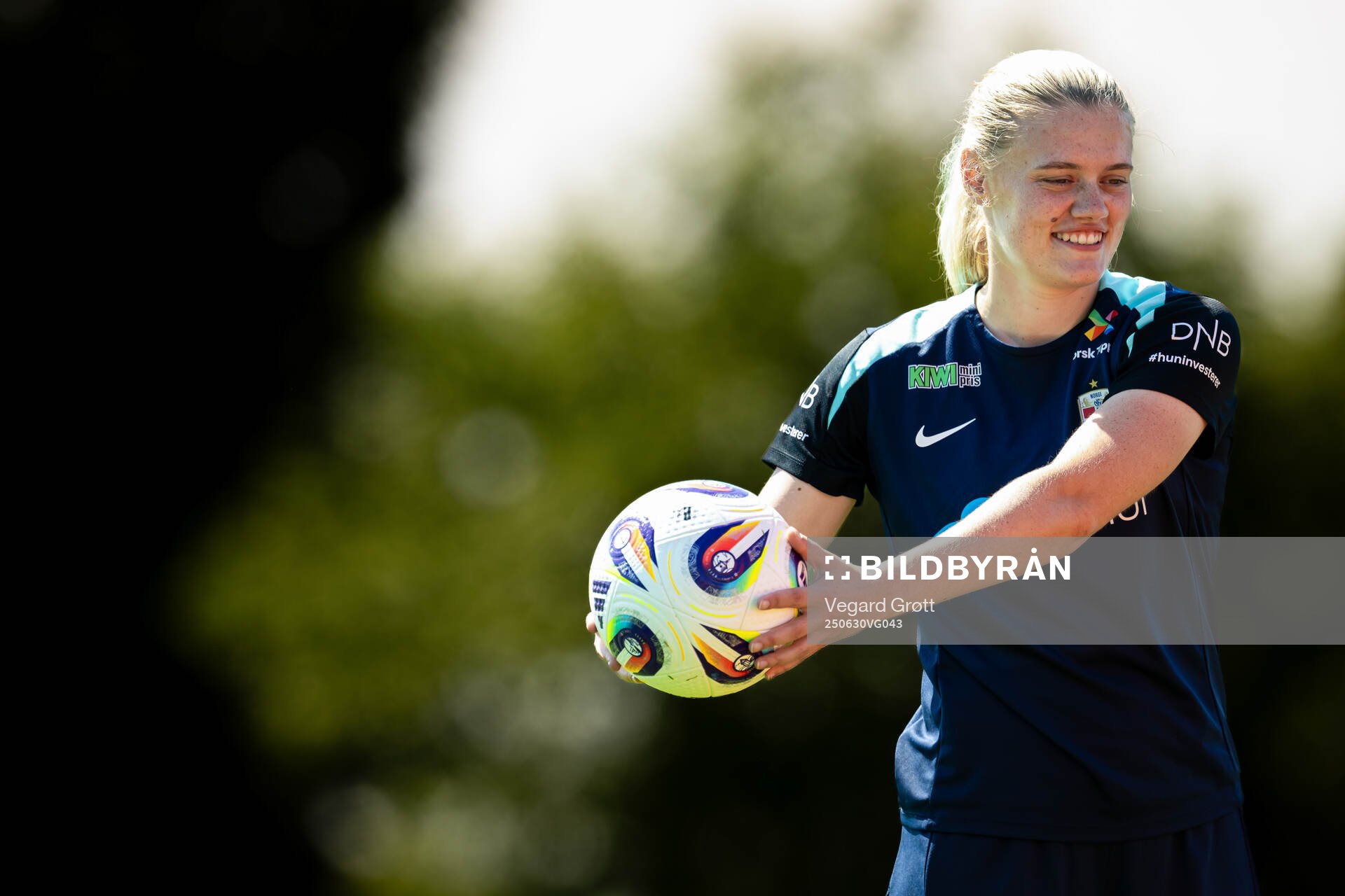 Mathilde Harviken of the Norwegian women's national