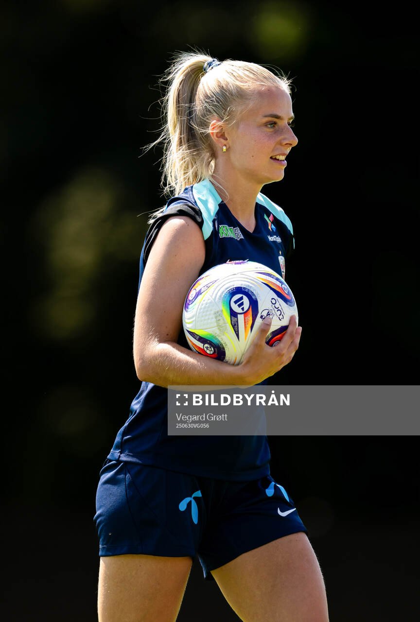 Emilie Woldvik of the Norwegian women's national football