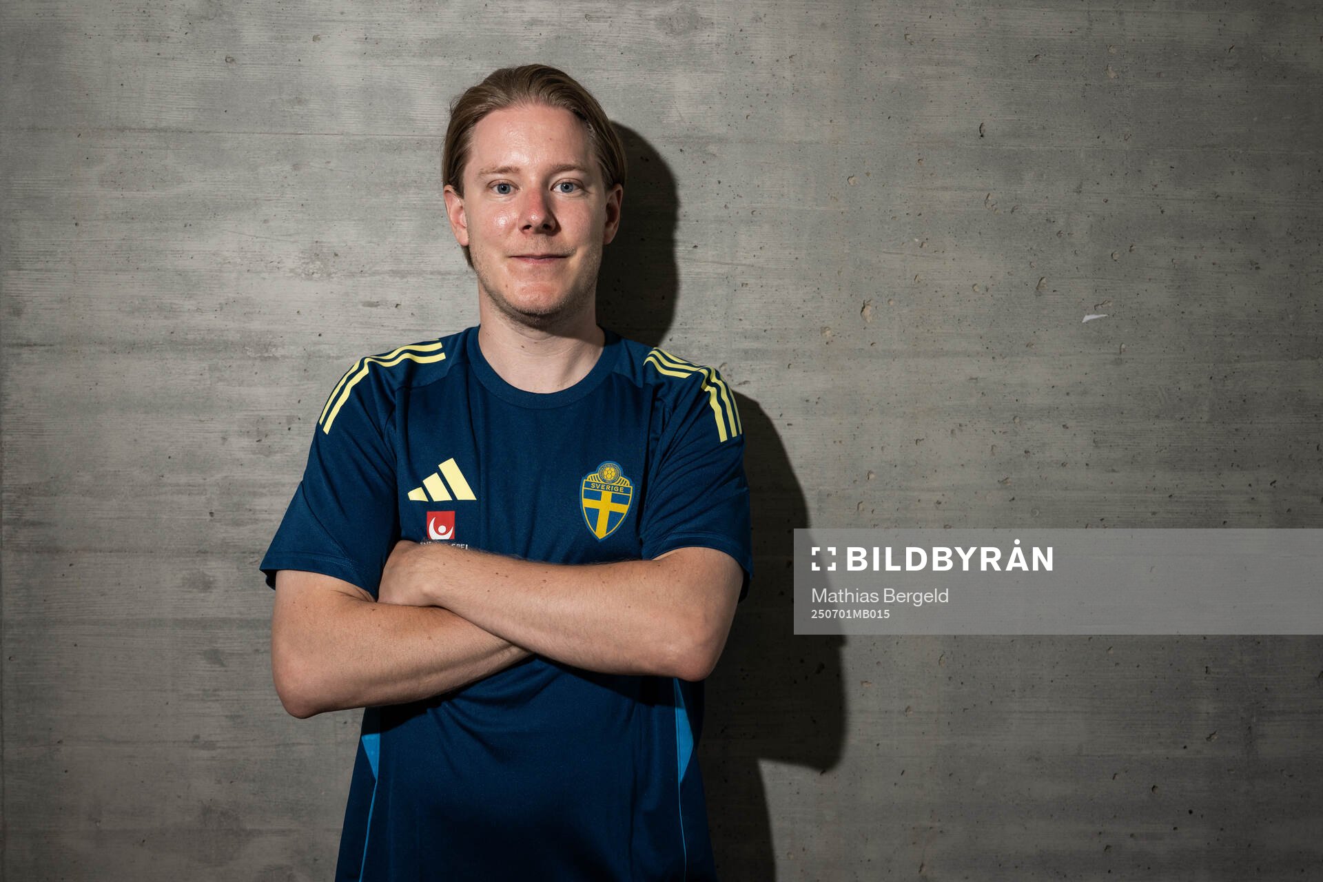 Press officer Fredrik Madestam of the Swedish women’s