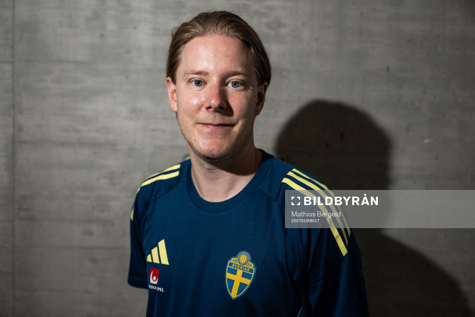 Press officer Fredrik Madestam of the Swedish women’s