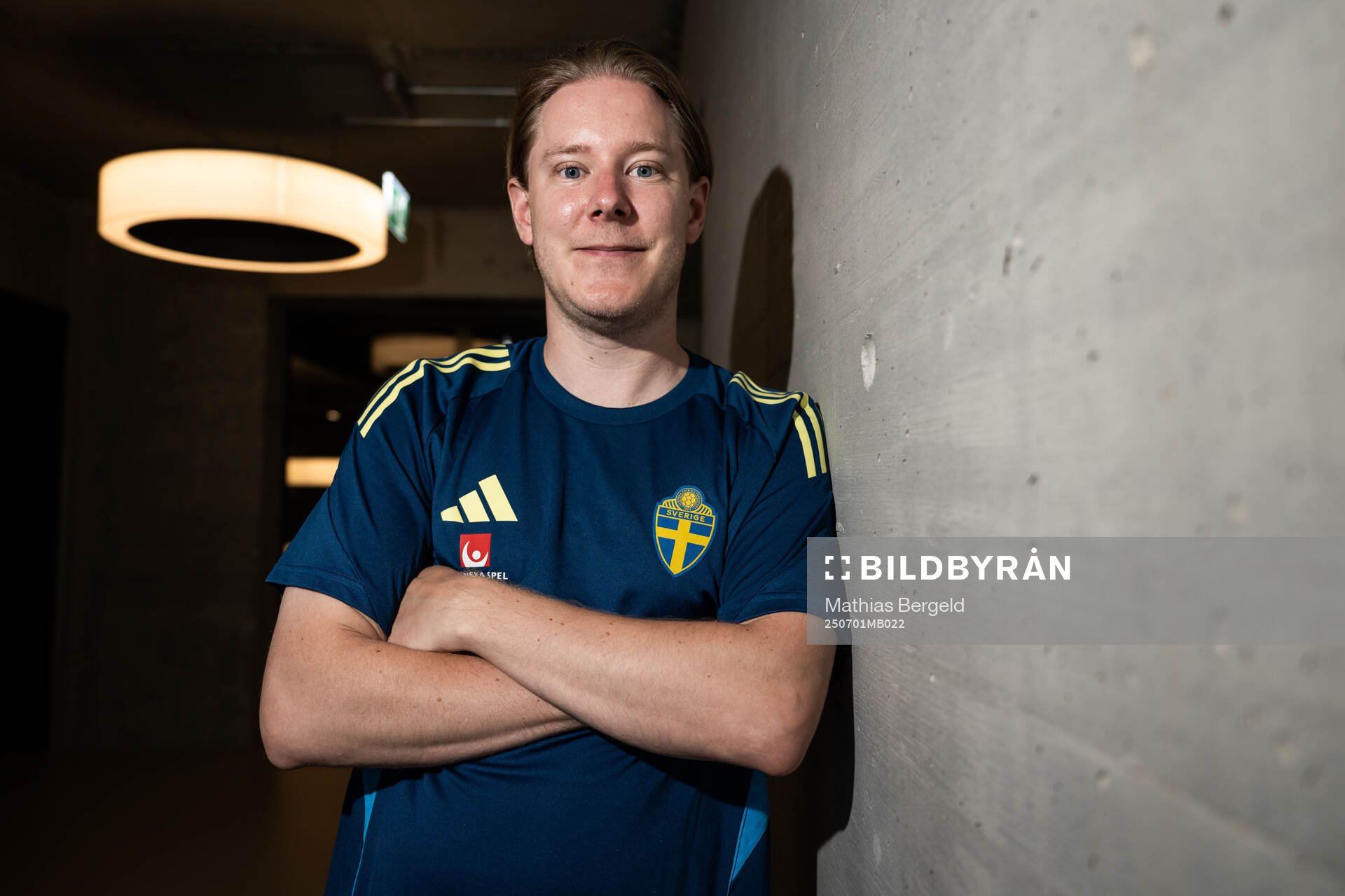 Press officer Fredrik Madestam of the Swedish women’s