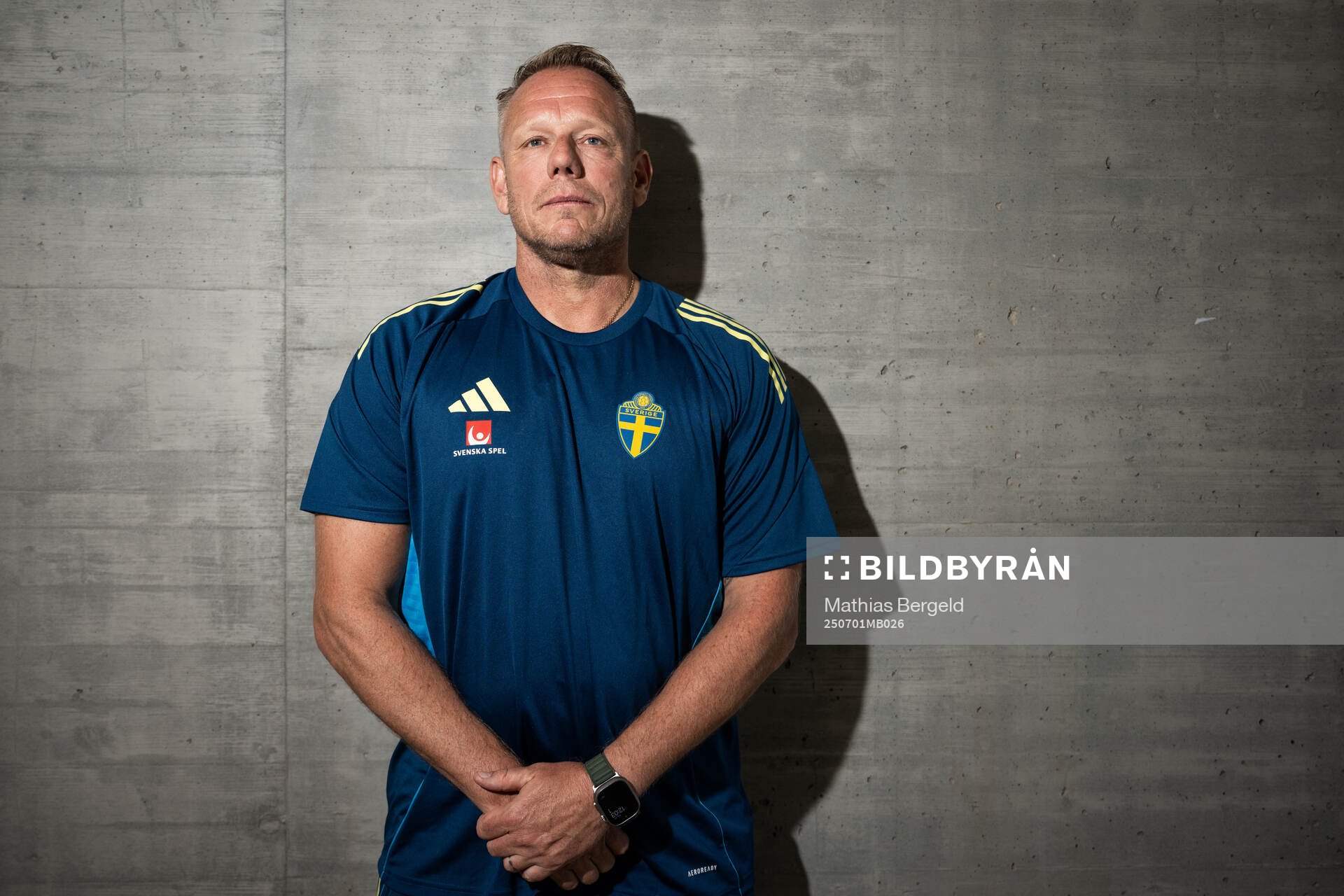 Head of security Stefan Dejemyr of the Swedish women’s