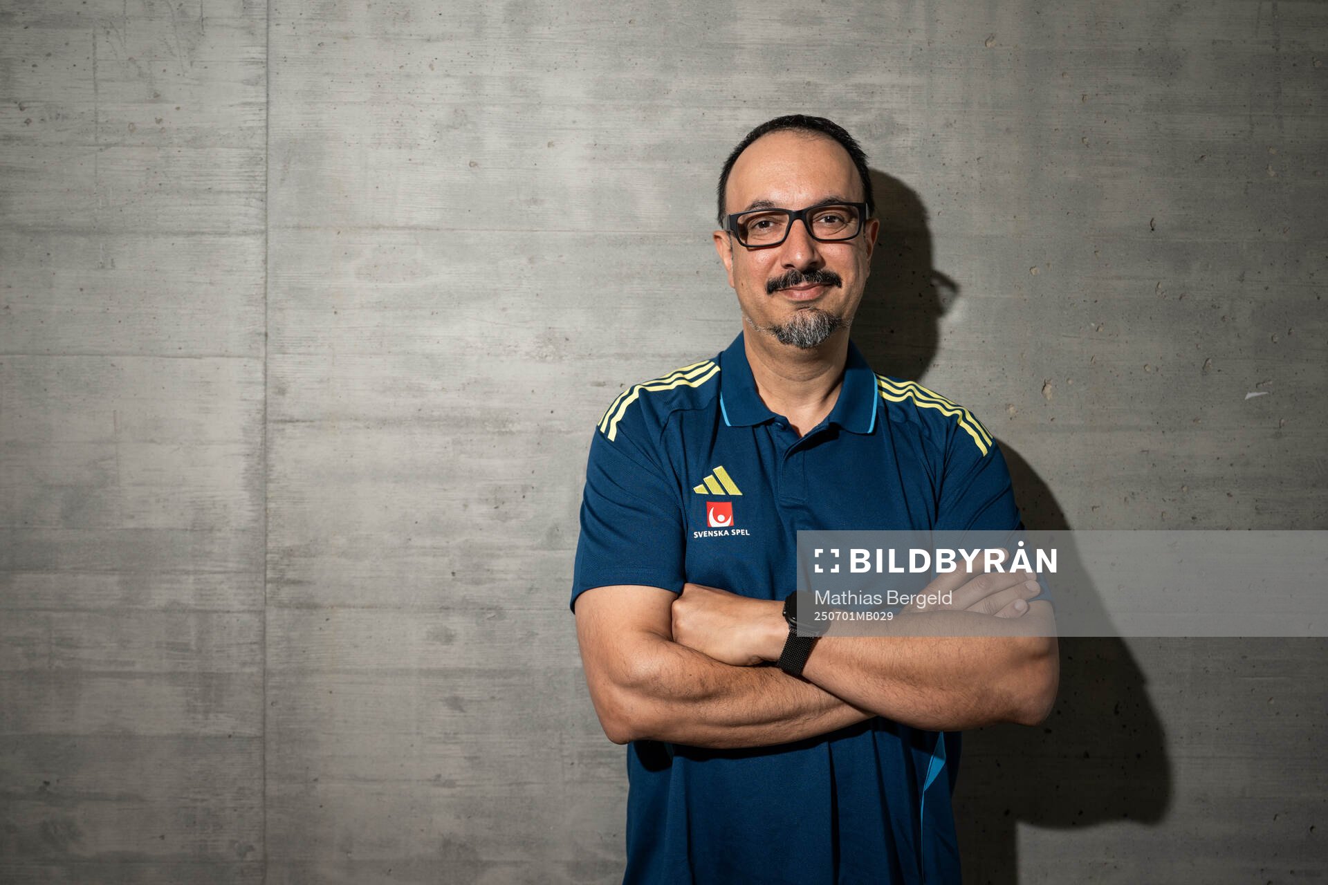 Medical doctor Houman Ebrahim of the Swedish women’s
