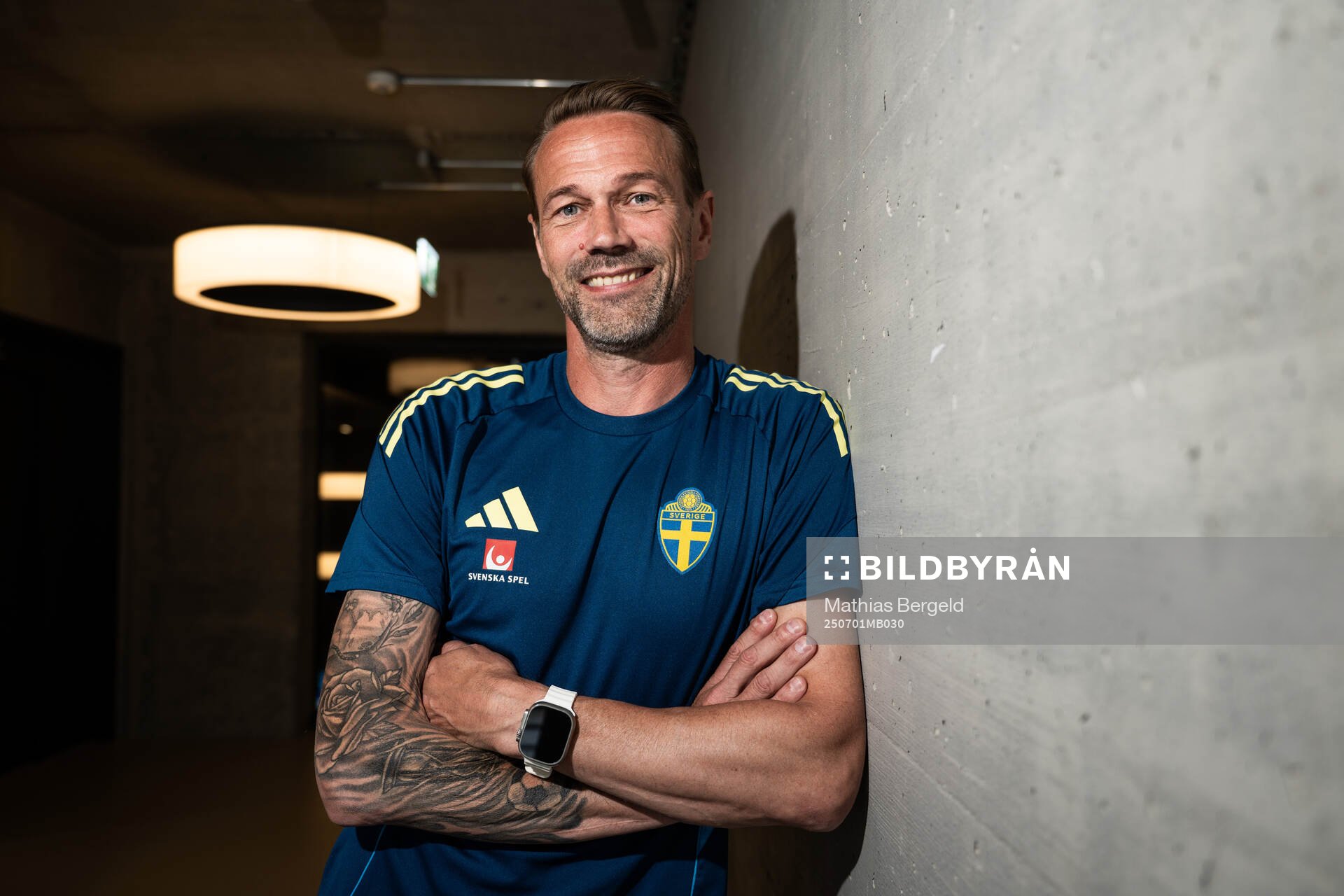 Coordinator Magnus Andersson of the Swedish women’s