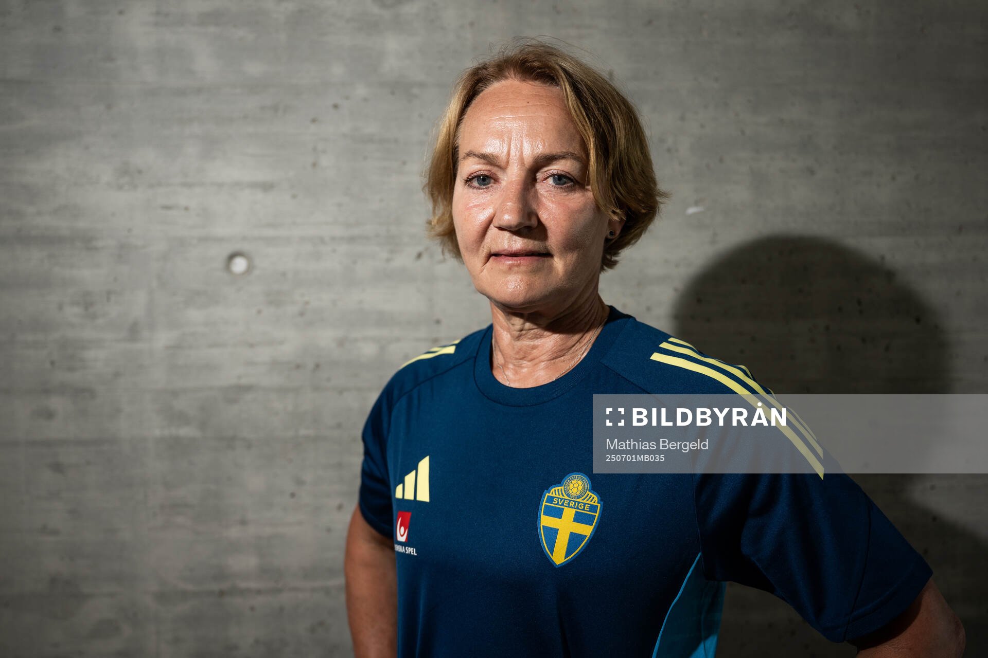 Physiotherapist Annika Näsmark of the Swedish women’s